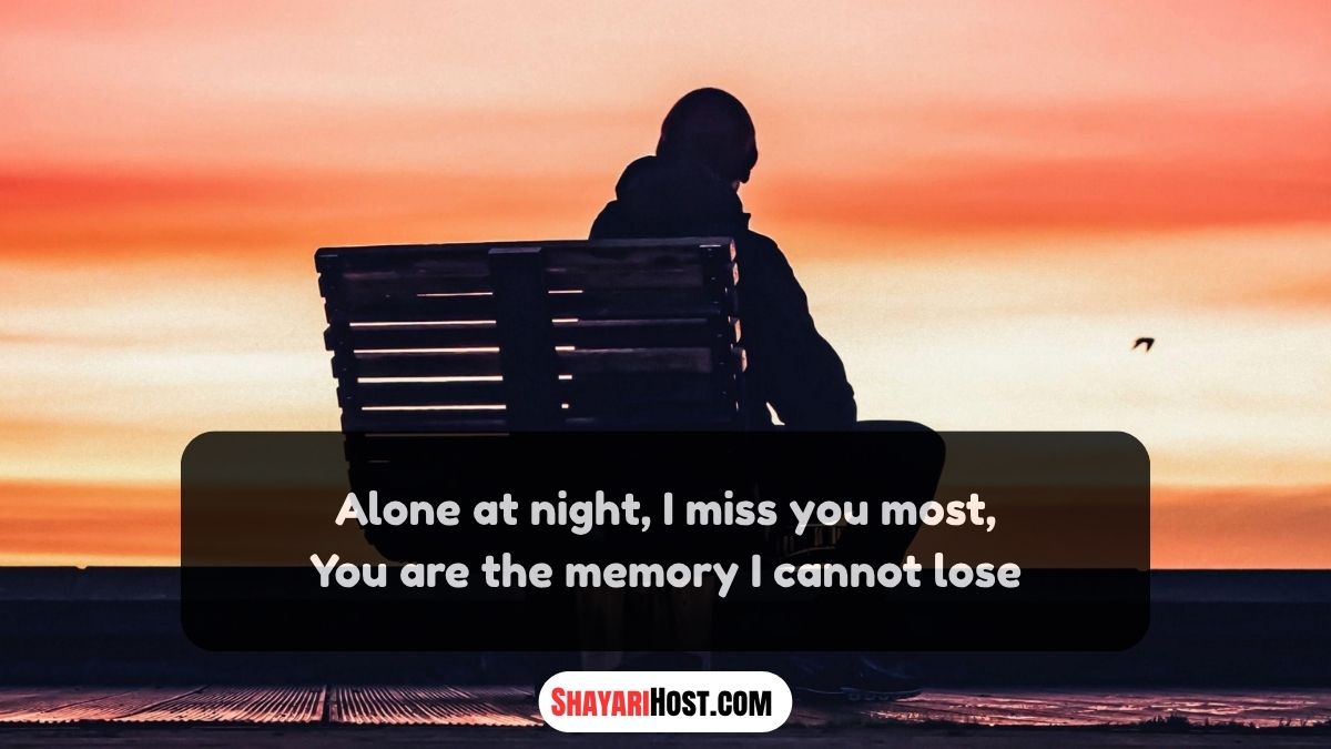 2 Line Painful Alone Sad Shayari in English
