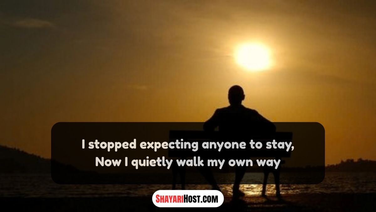 Alone Sad Shayari in English Hindi