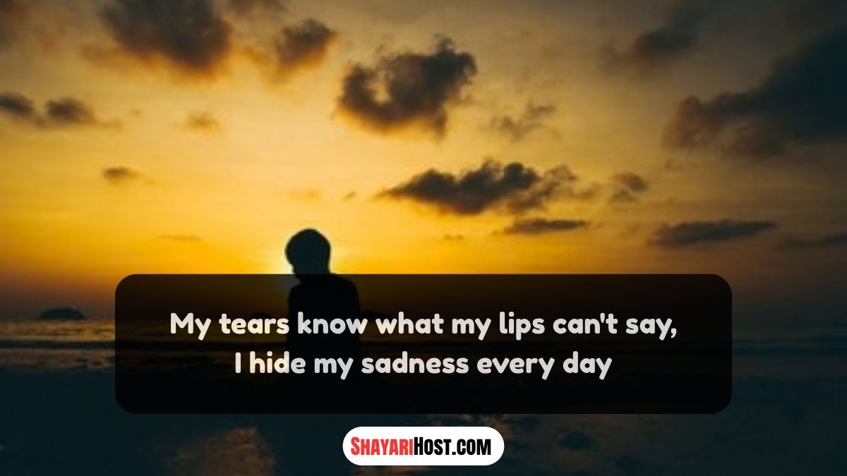 Alone Sad Shayari in English Text