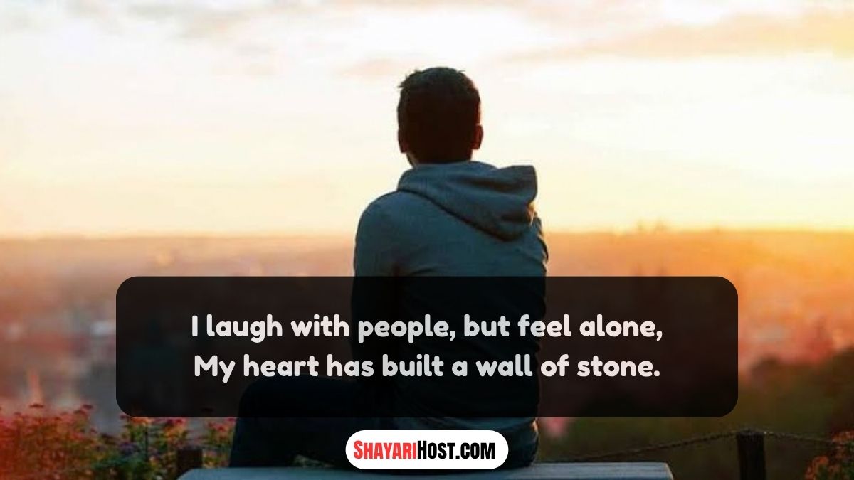 Alone Sad Shayari in English for Girl
