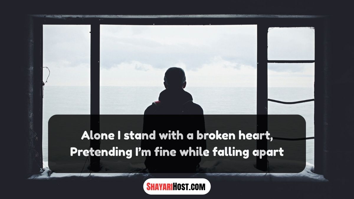 Alone Sad Shayari in English in Hindi