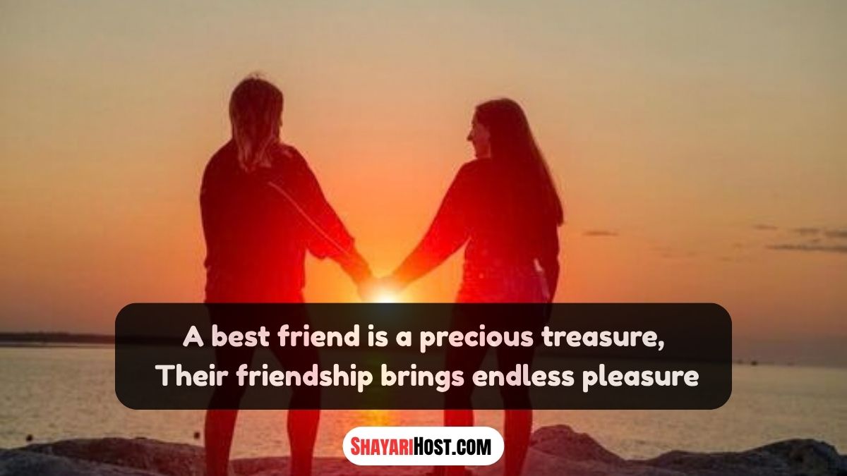 Best Friend Shayari in English 2 Line Hindi
