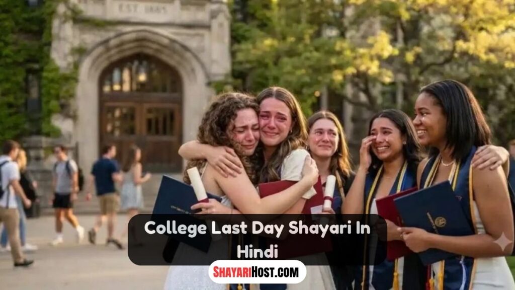 College Last Day Shayari In Hindi