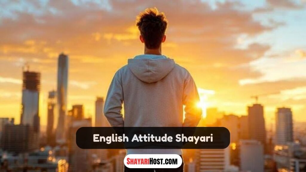 English Attitude Shayari