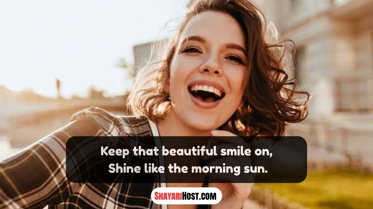 Happy Life Smile Shayari In English