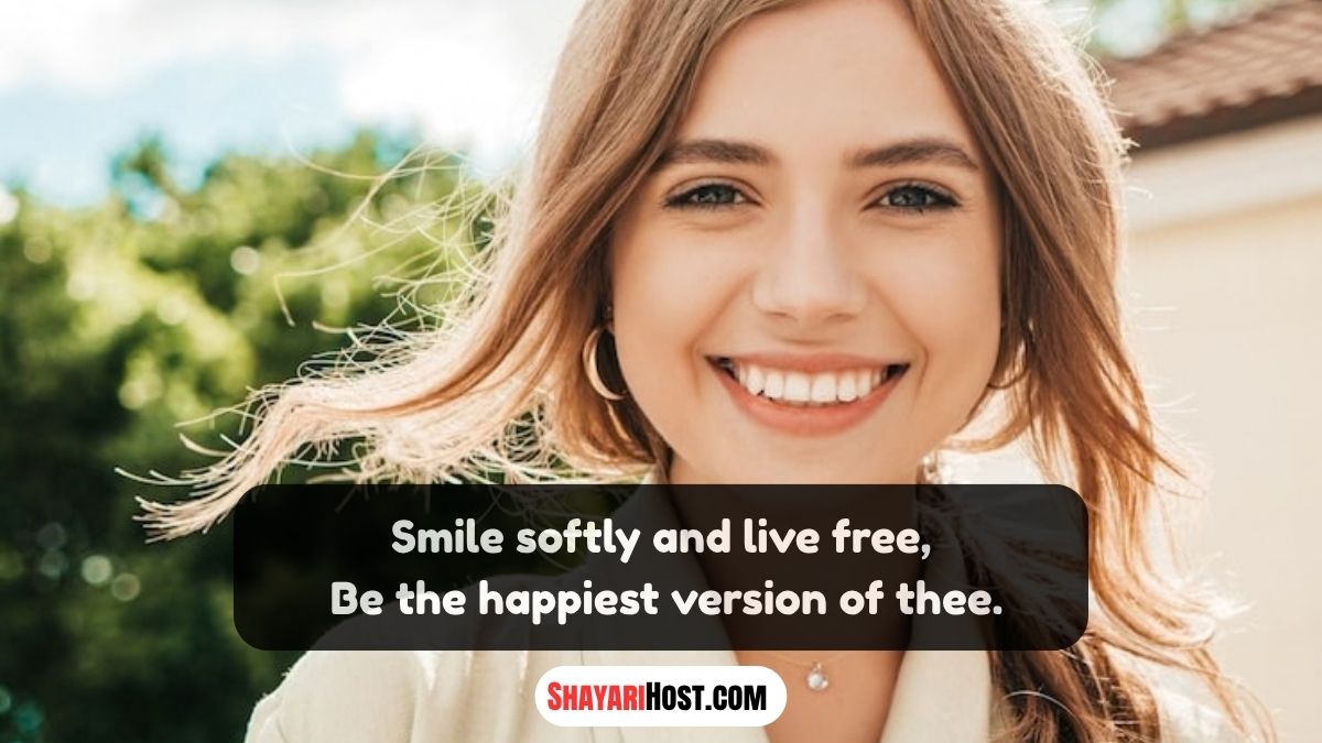 Happy Smile Shayari In English