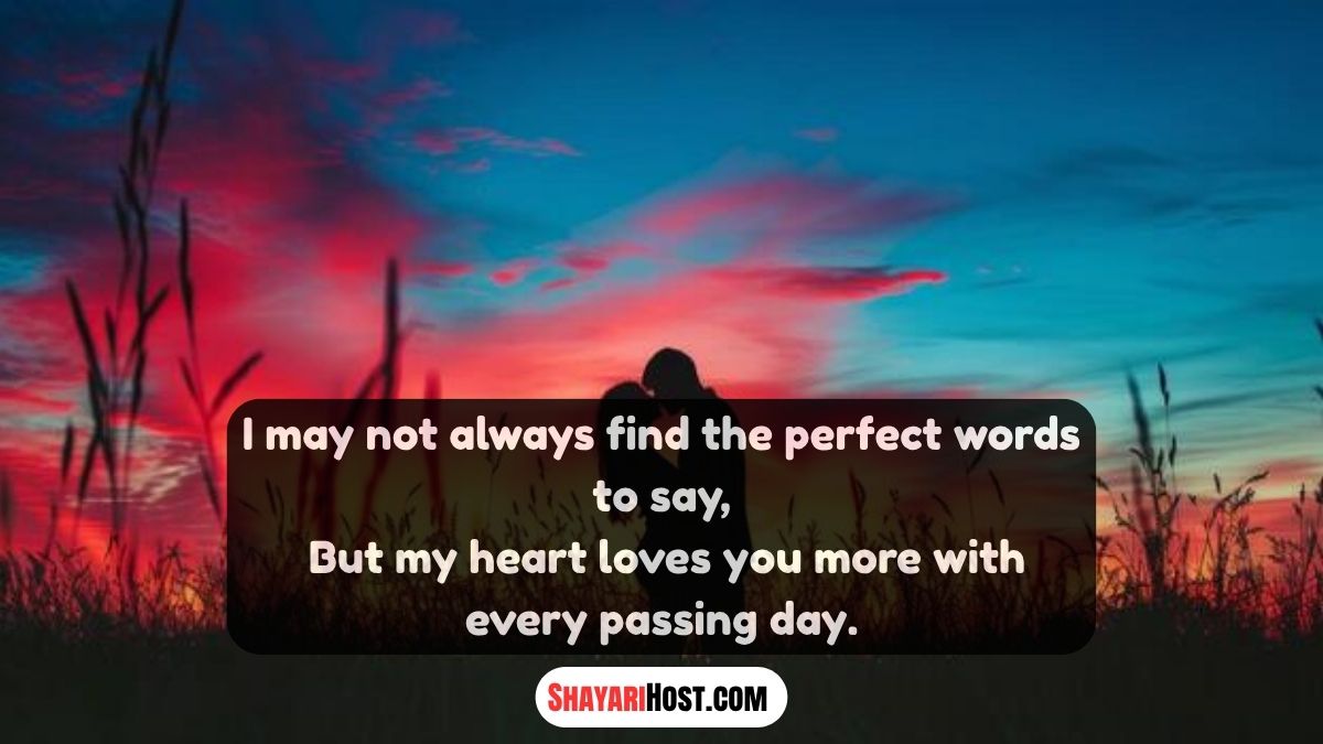 Heart Touching Love Shayari In English For Wife Heart Touching Love Shayari In English For Wife