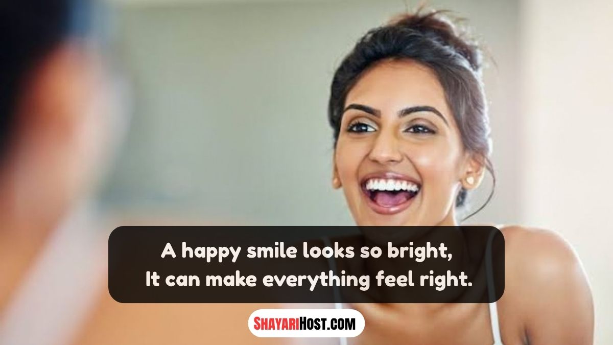 Love Smile Shayari In English