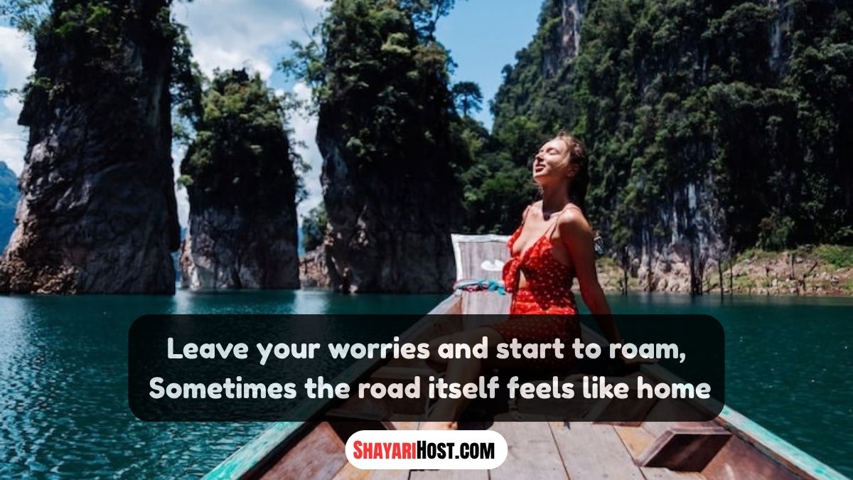 Travel Shayari 2 Line