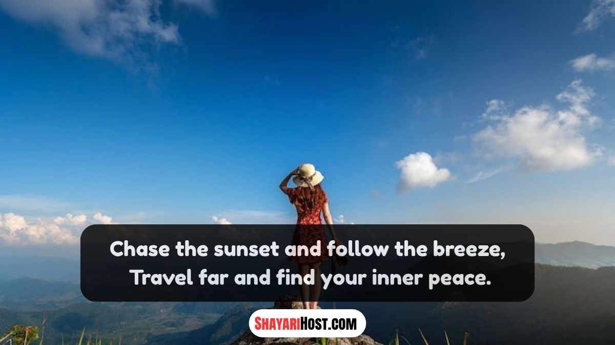 Travel Shayari English