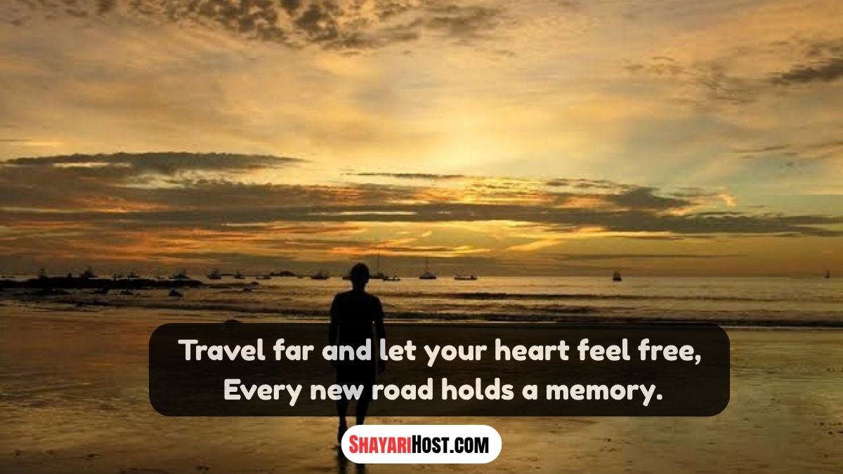 Travel Shayari In English 2026