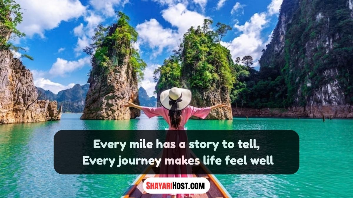 Travel Shayari In Hindi 2 Line