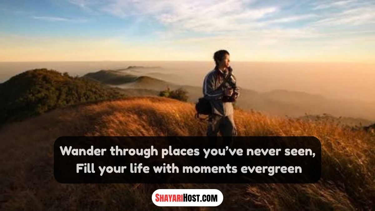 Travel Shayari In Hindi For Instagram