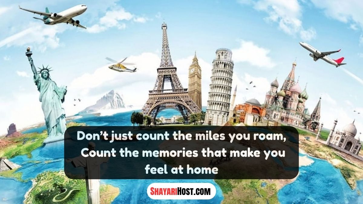 Travel Shayari On Life