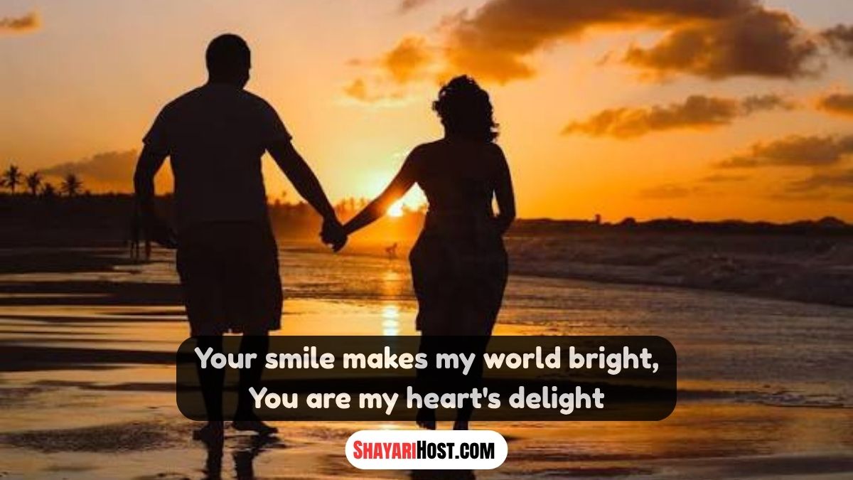 2 LINE Shayari For Wife In English 2026