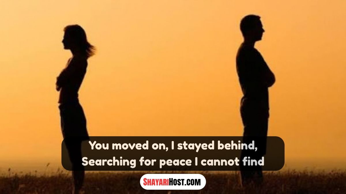 2 Line Breakup Shayari In English Hindi