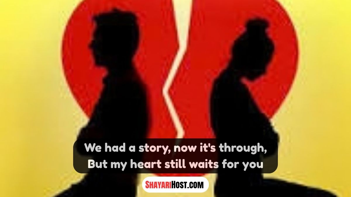 2 Line Breakup Shayari In English In Hindi