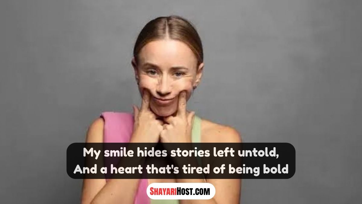 2 Line Hurt Fake Smile Shayari