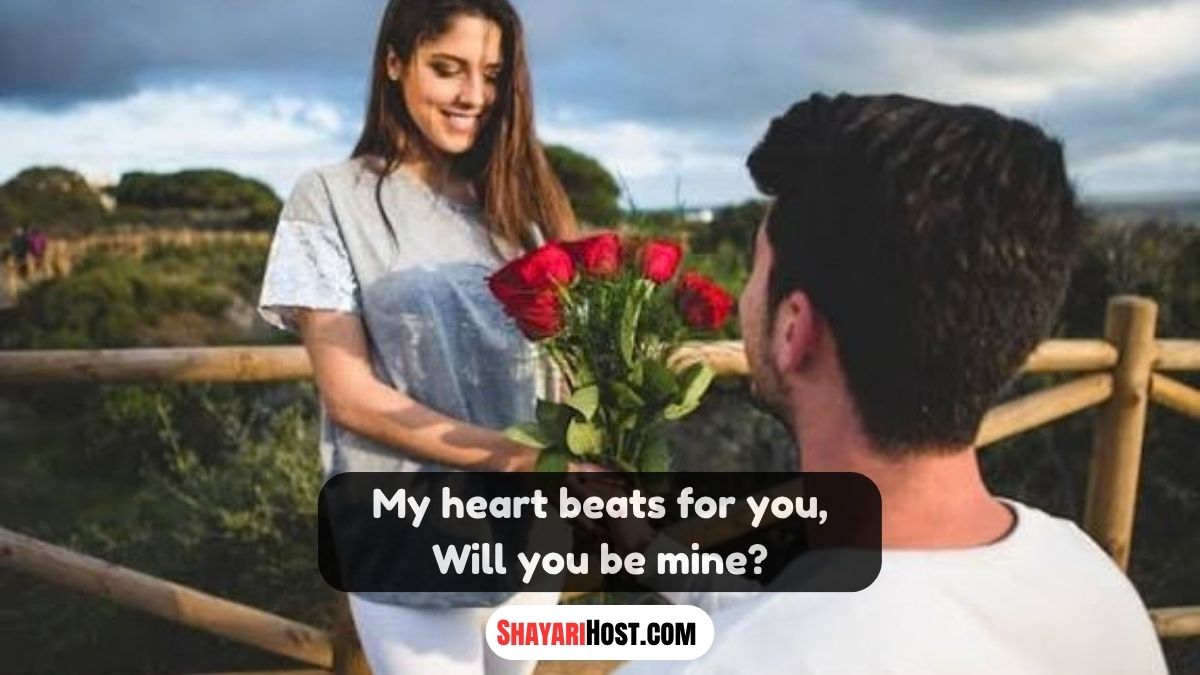 2 Line Propose Shayari In English