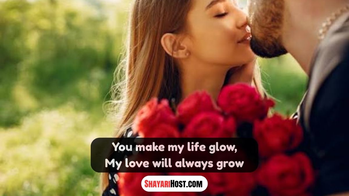 2 Line Shayari For Wife In English For Instagram
