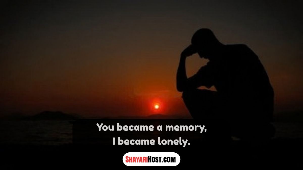 Alone Sad Shayari English