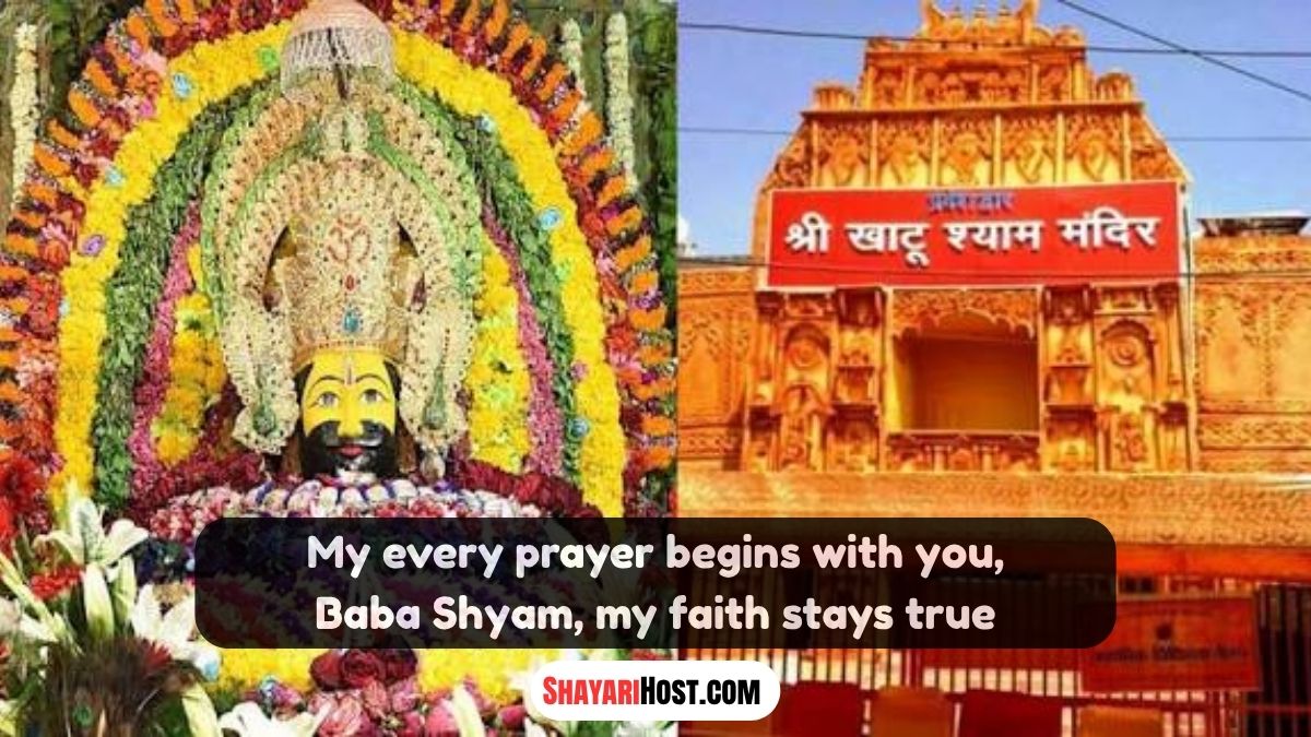 Baba Shayari Heart Touching Khatu Shyam Quotes