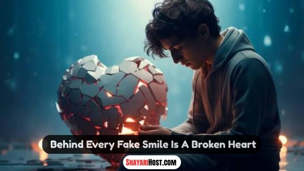 Behind Every Fake Smile Is A Broken Heart