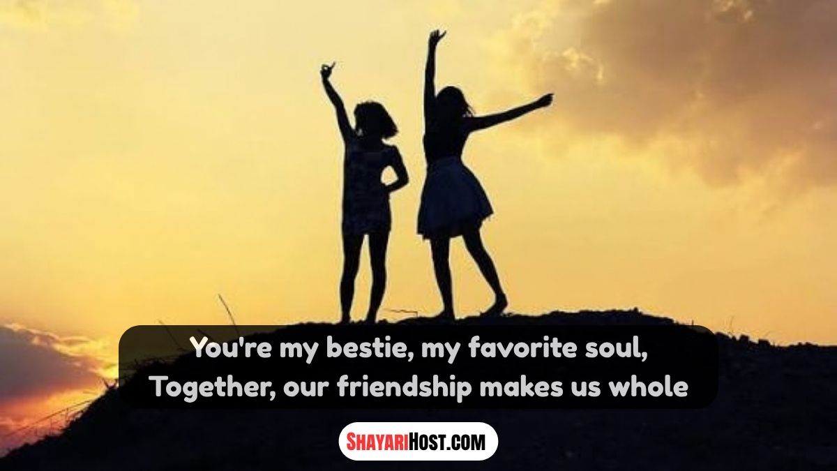 Best Friend Bestie Friendship Shayari In English