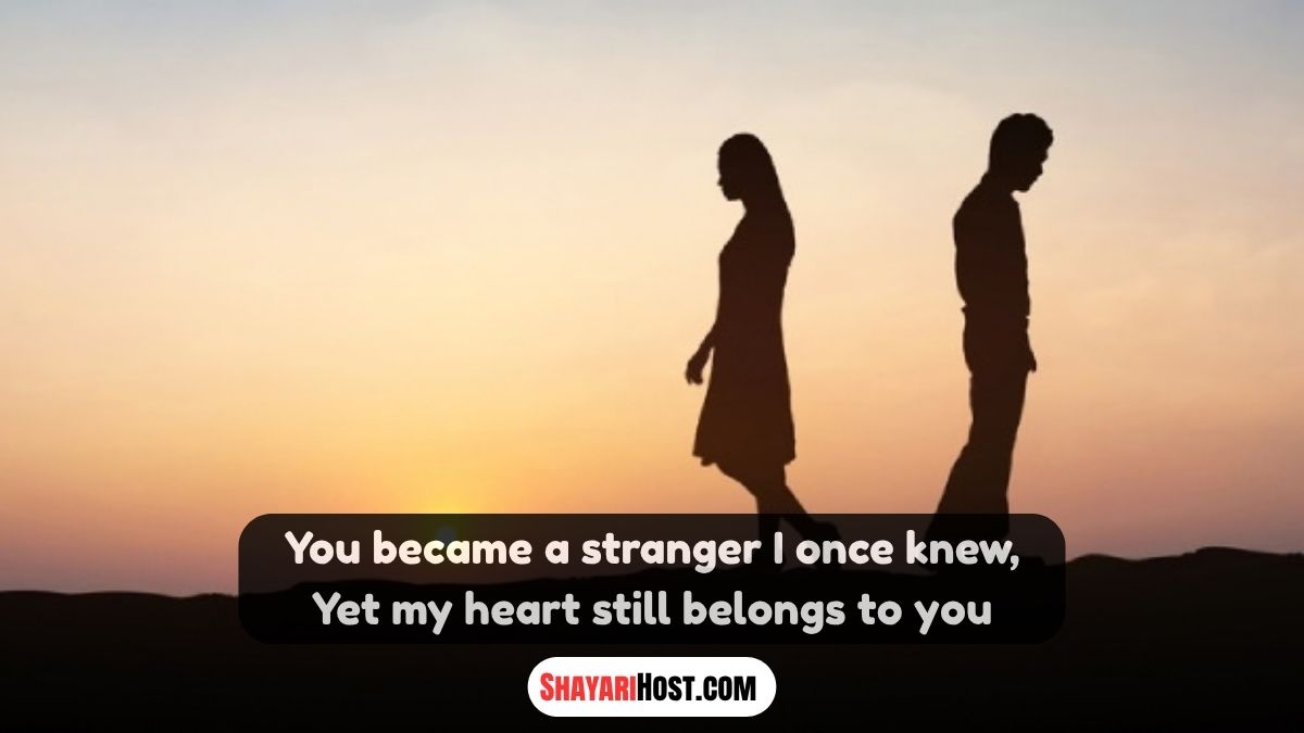 Breakup Shayari In English 2 Line