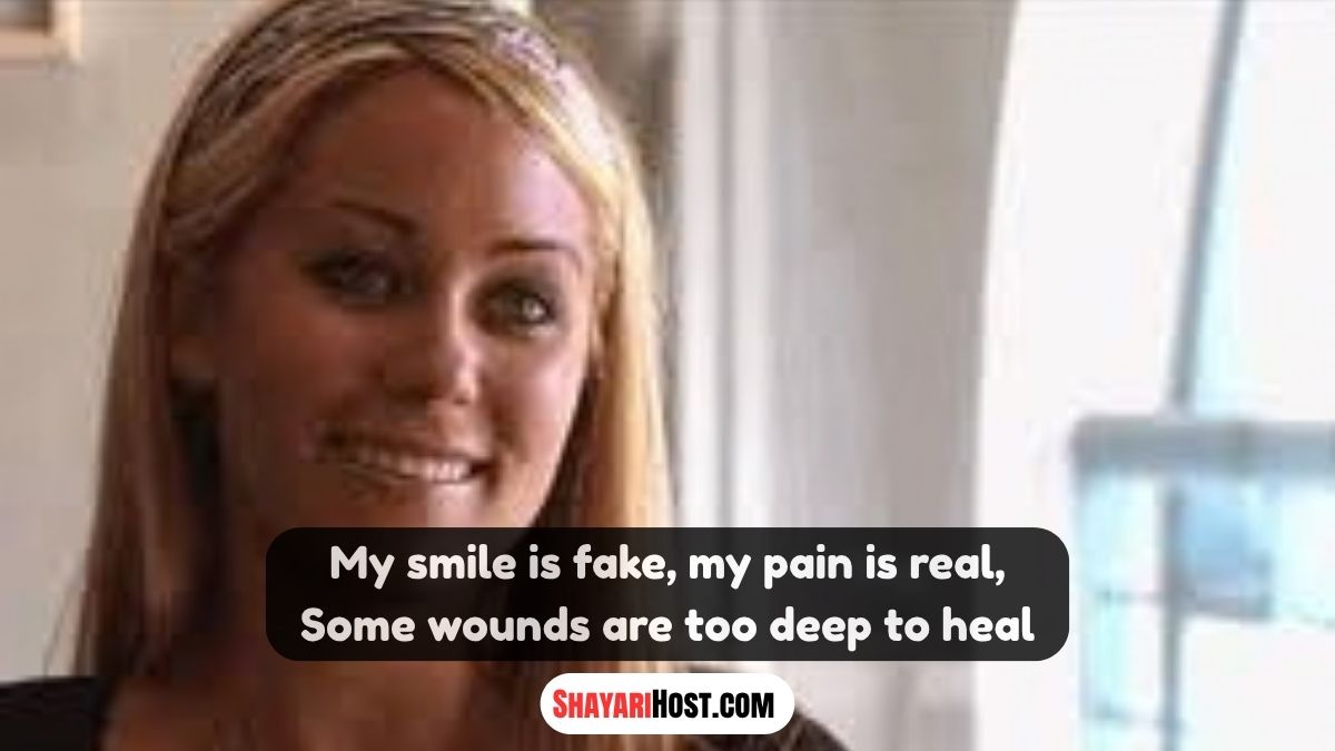 Depression Fake Smile Shayari