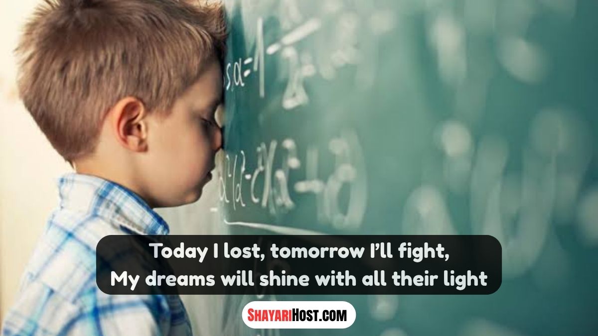 Failure Shayari In Hindi 2 Line For Students