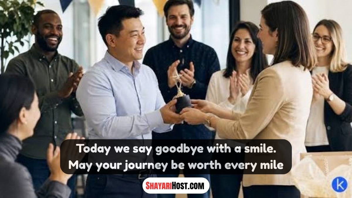 Farewell Wishes To Colleague