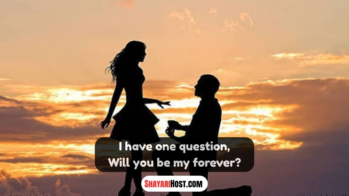 Girlfriend Propose Shayari In English
