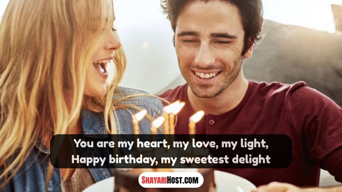 Happy Birthday My Love Shayari English