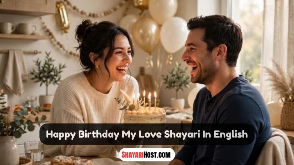 Happy Birthday My Love Shayari In English