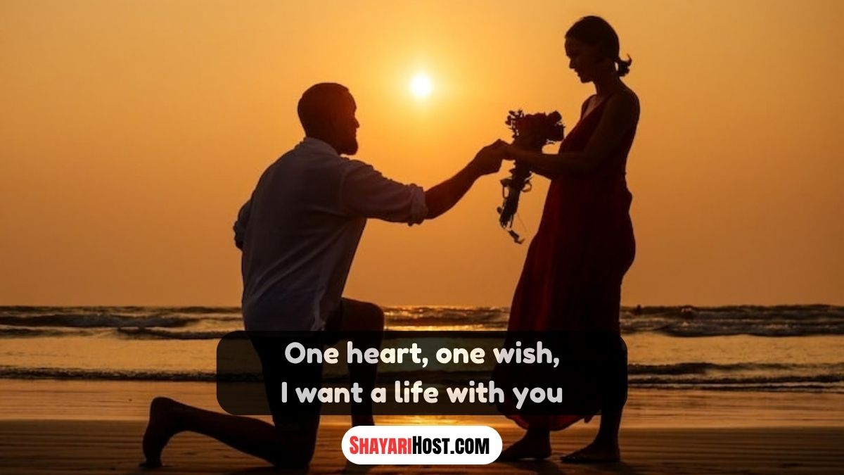 Love Propose Shayari In English
