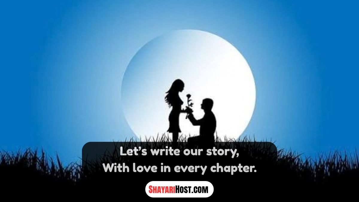 Propose Shayari In English 2 Line