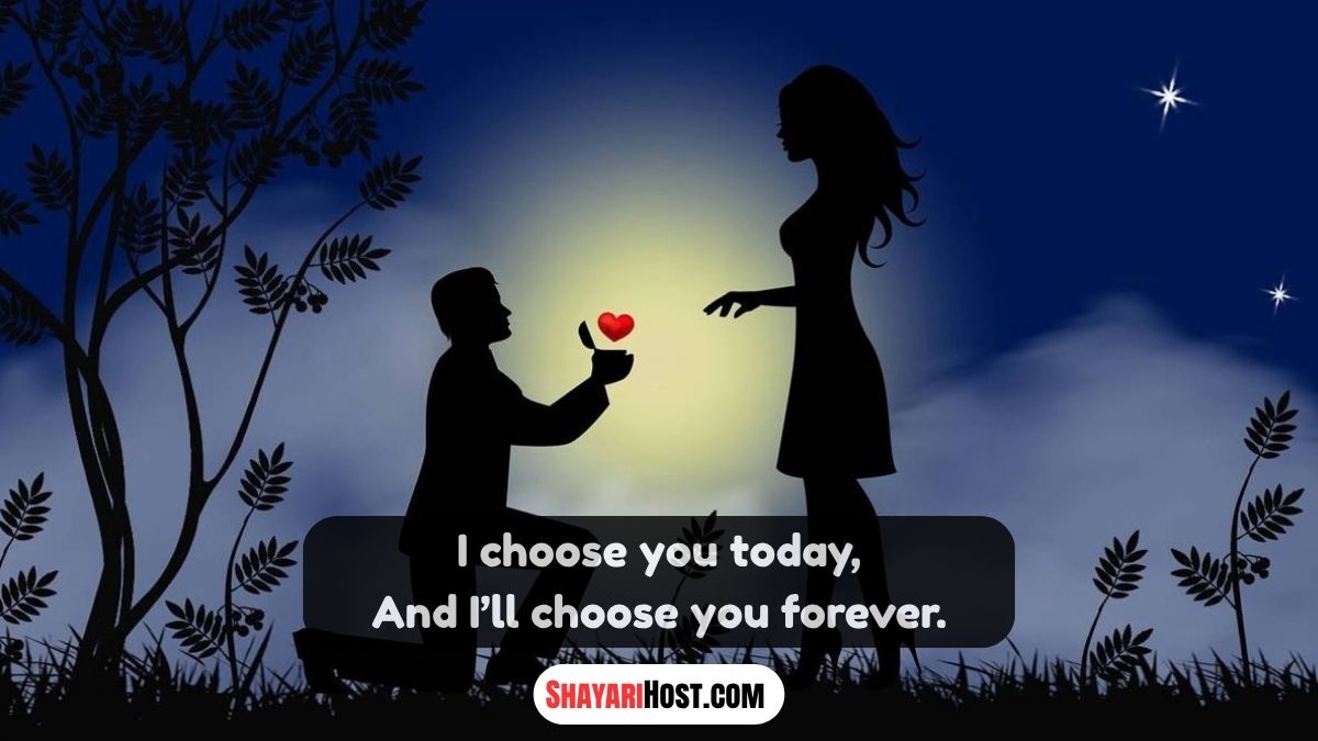 Propose Shayari In English 2026