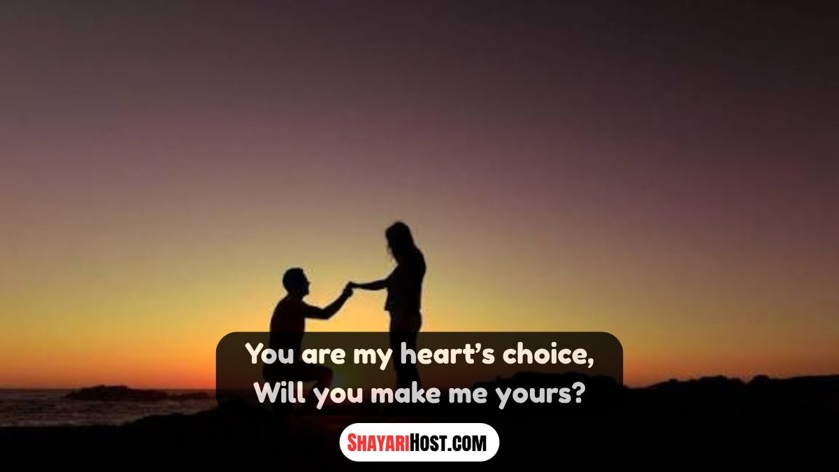 Propose Shayari In English Text