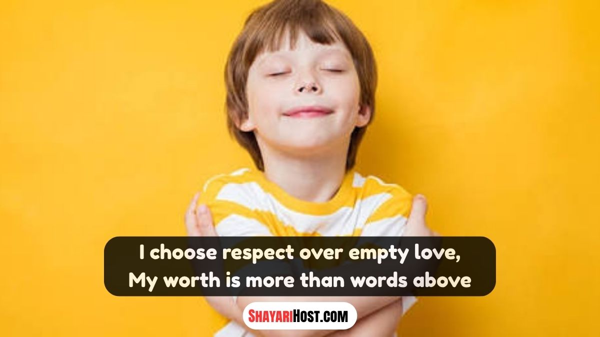 Self Respect Shayari English