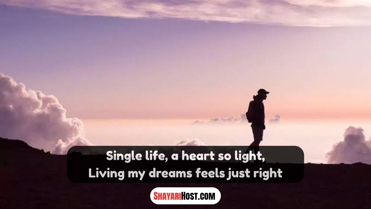 Single Life Shayari In English For Boy