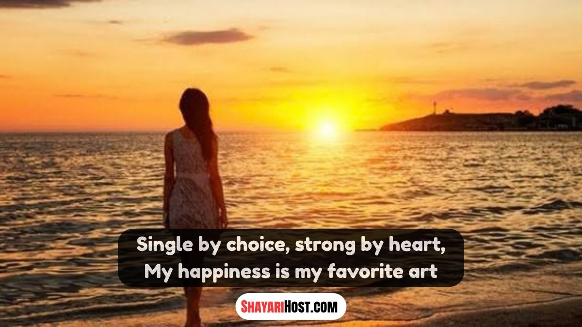 Single Shayari In English For Girl