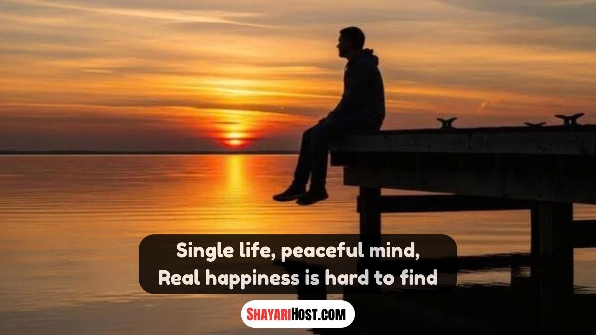Single Shayari In English On Life